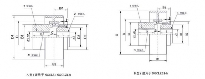 临安NGCL型带制动轮鼓形齿式联轴器